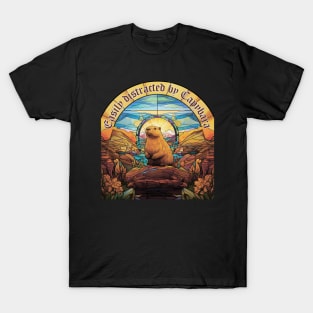 Easily distracted by Capybara T-Shirt